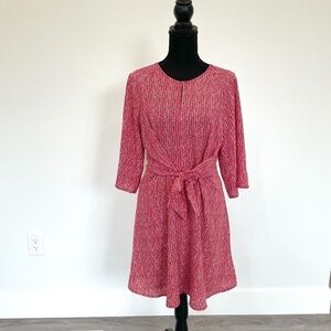 Creative Commune White and Red Skater Dress